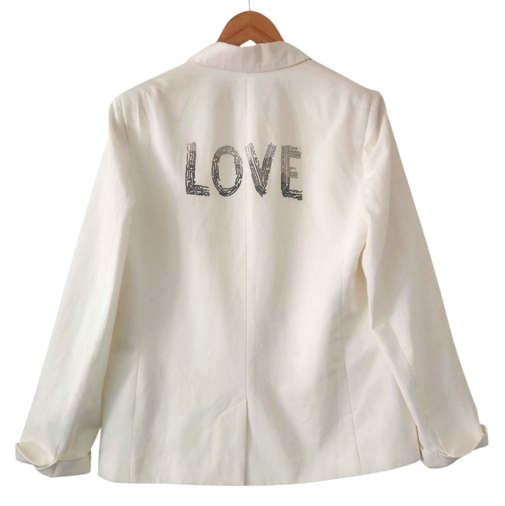Zadig & Voltaire Viva Gradient Love Embellished Blazer - 150th Anniversary Excl. - Picture 3 of 13